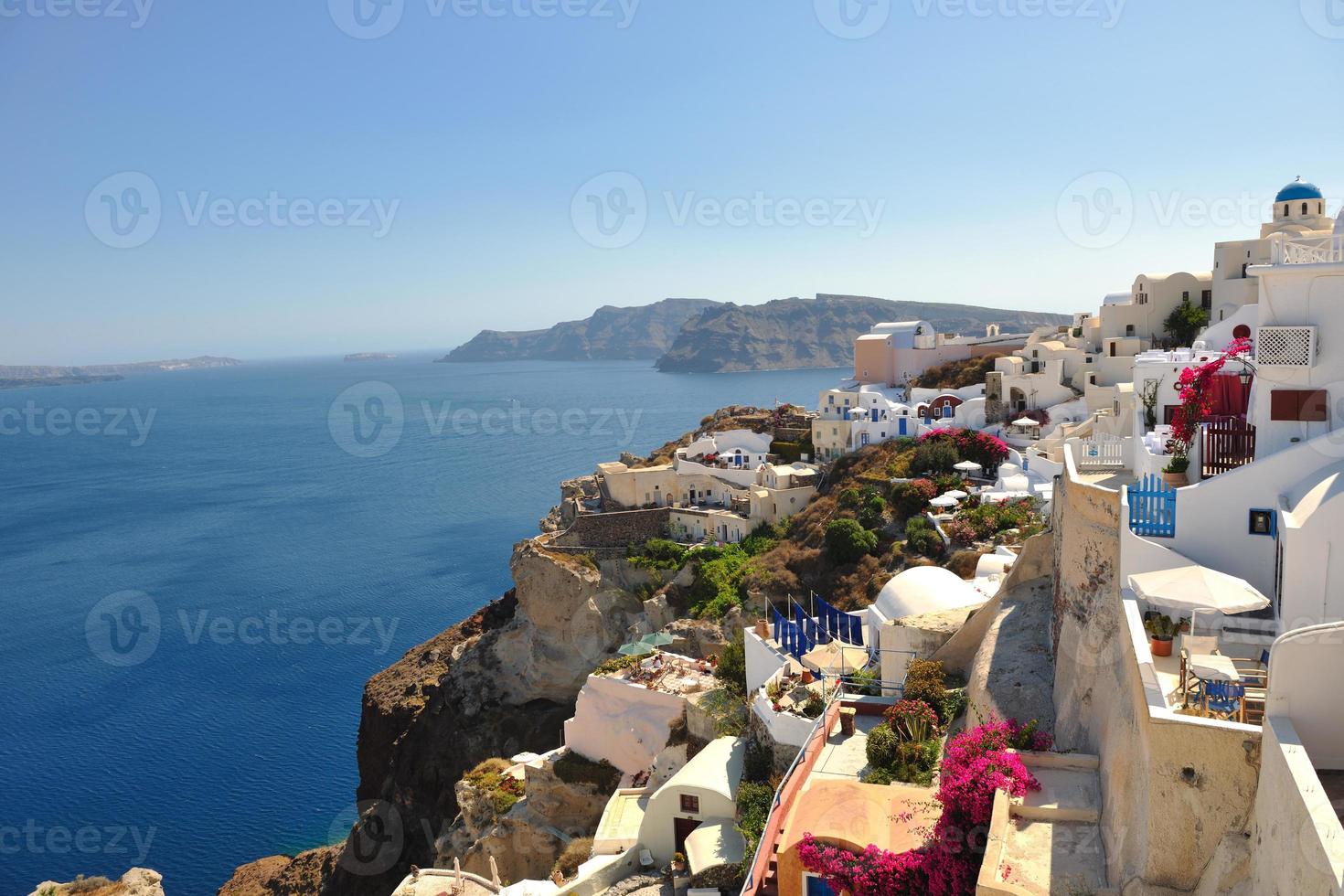 vue sur santorin grèce photo