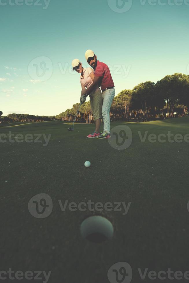 vue des instructions de golf photo