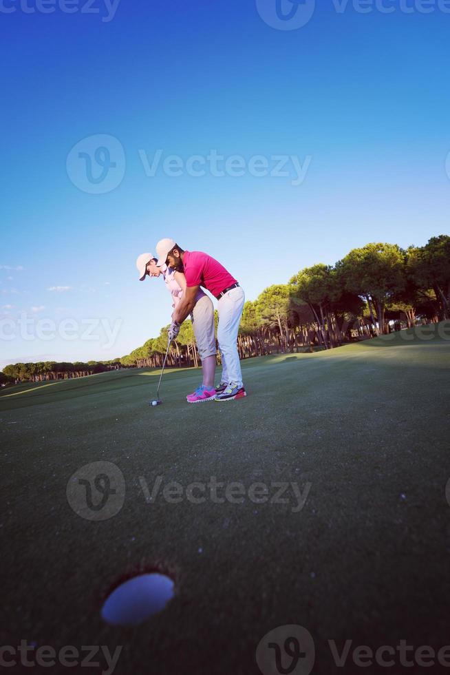 vue des instructions de golf photo