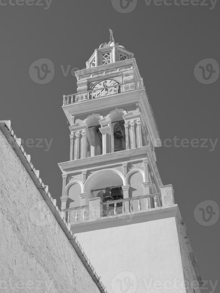 île de santorin en grèce photo