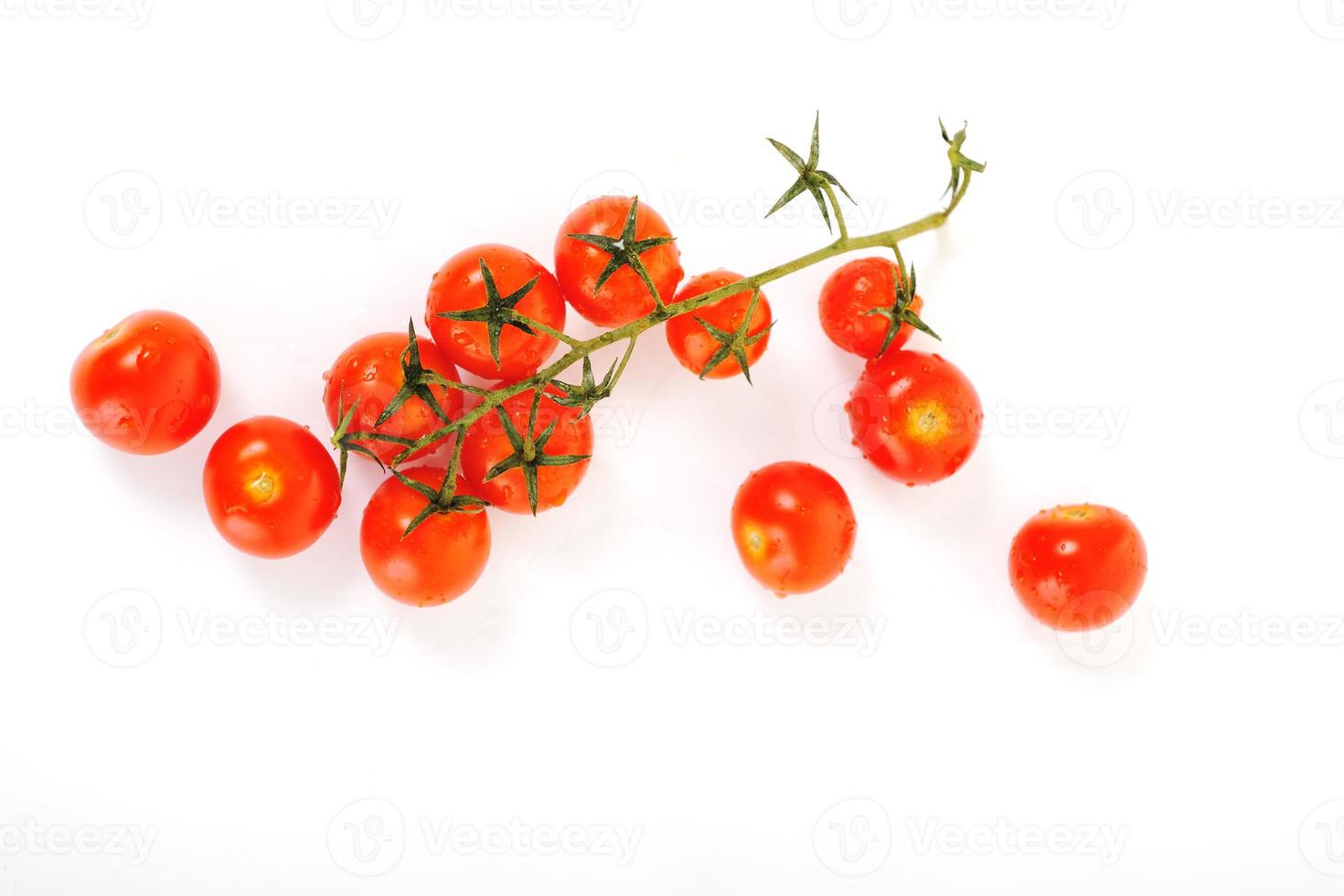 vue isolée de la tomate photo