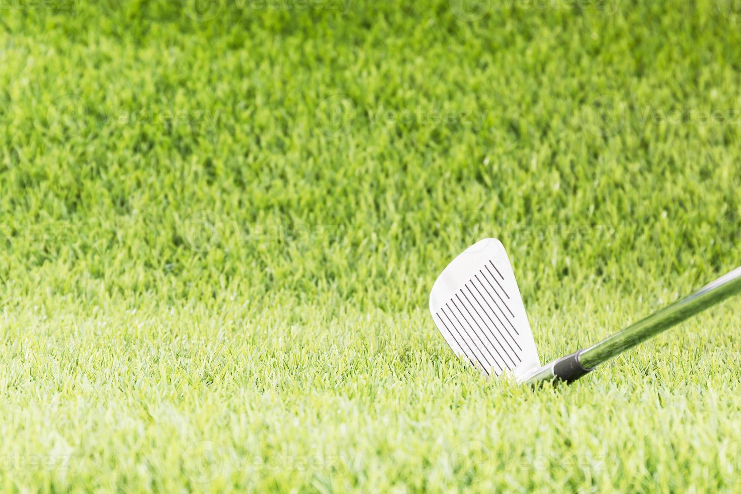 club de golf sur l'herbe verte photo