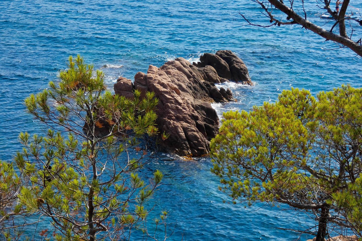 vue sur la costa brava catalane à sant feliu de guixols photo