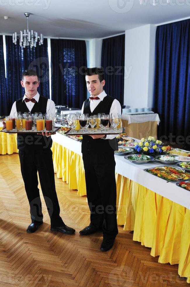 vue de la nourriture sous forme de buffet photo