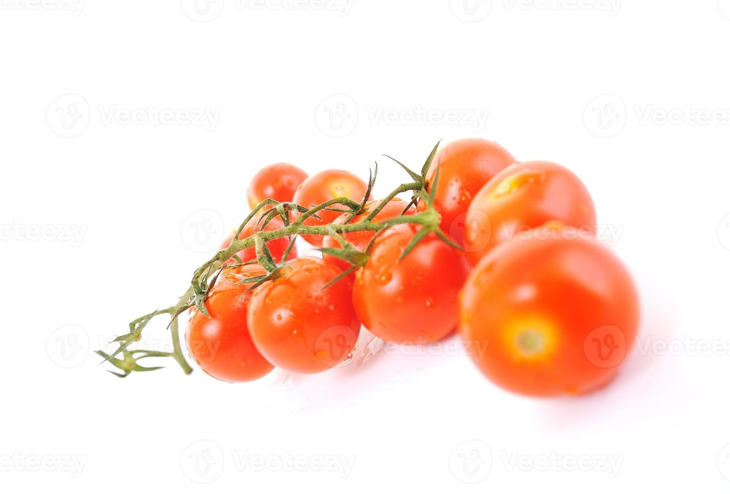 vue isolée de la tomate photo