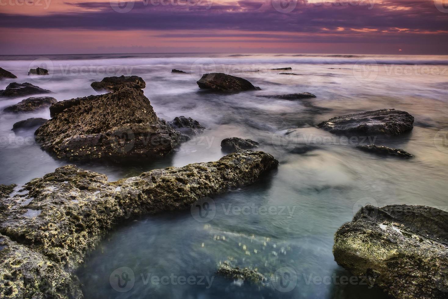 le soir sur la plage photo