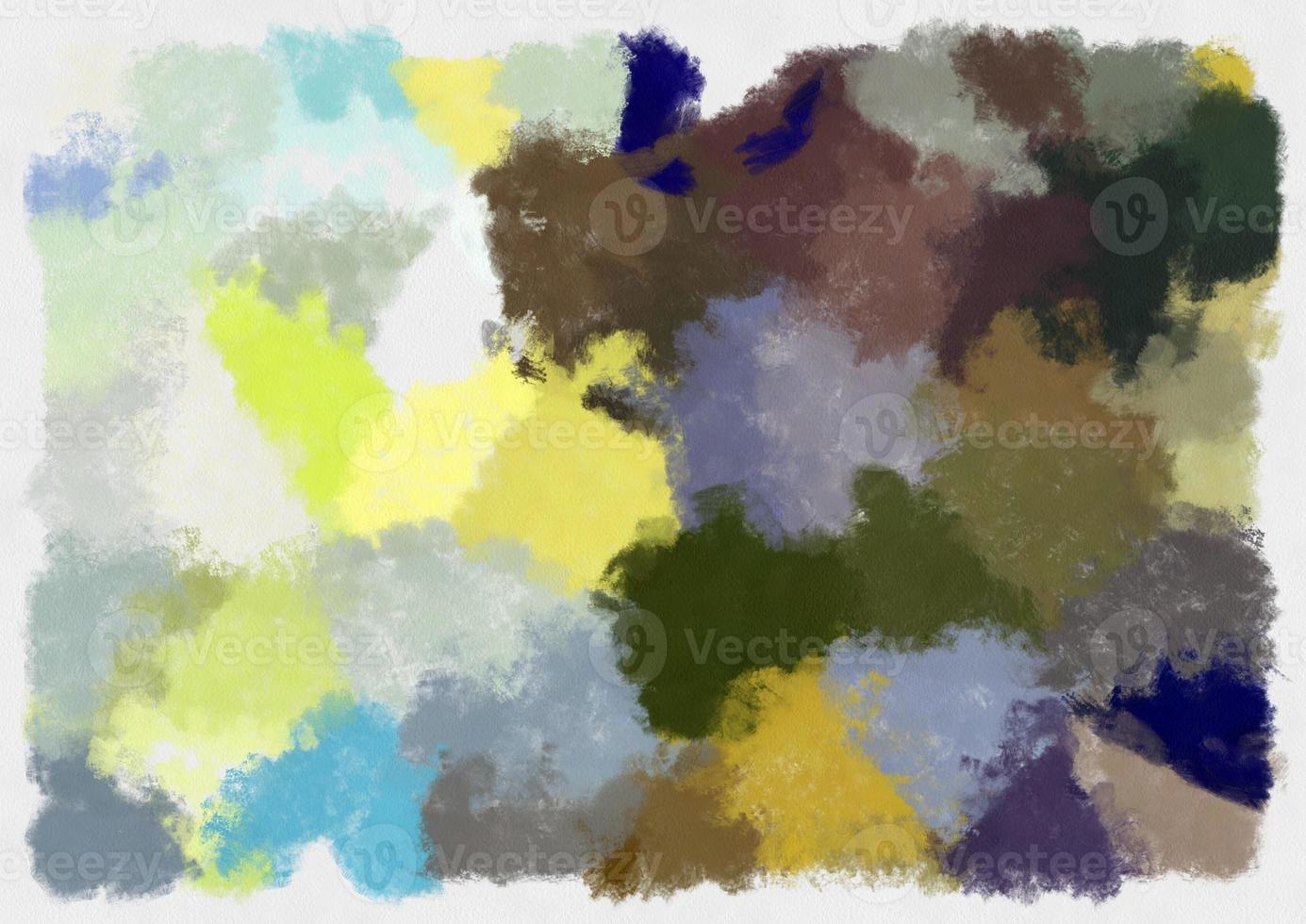 illustration style image d'arrière-plan motif abstrait diverses couleurs vives illustration de style aquarelle peinture impressionniste. photo