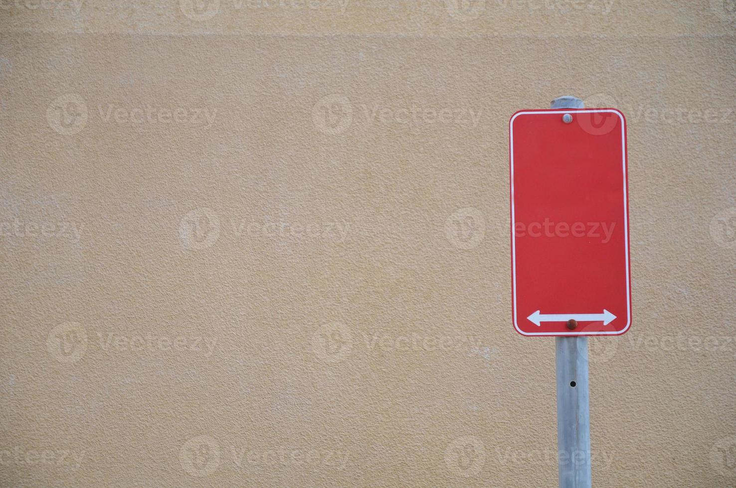 panneau de signalisation d'étiquette vide pour l'espace de copie photo