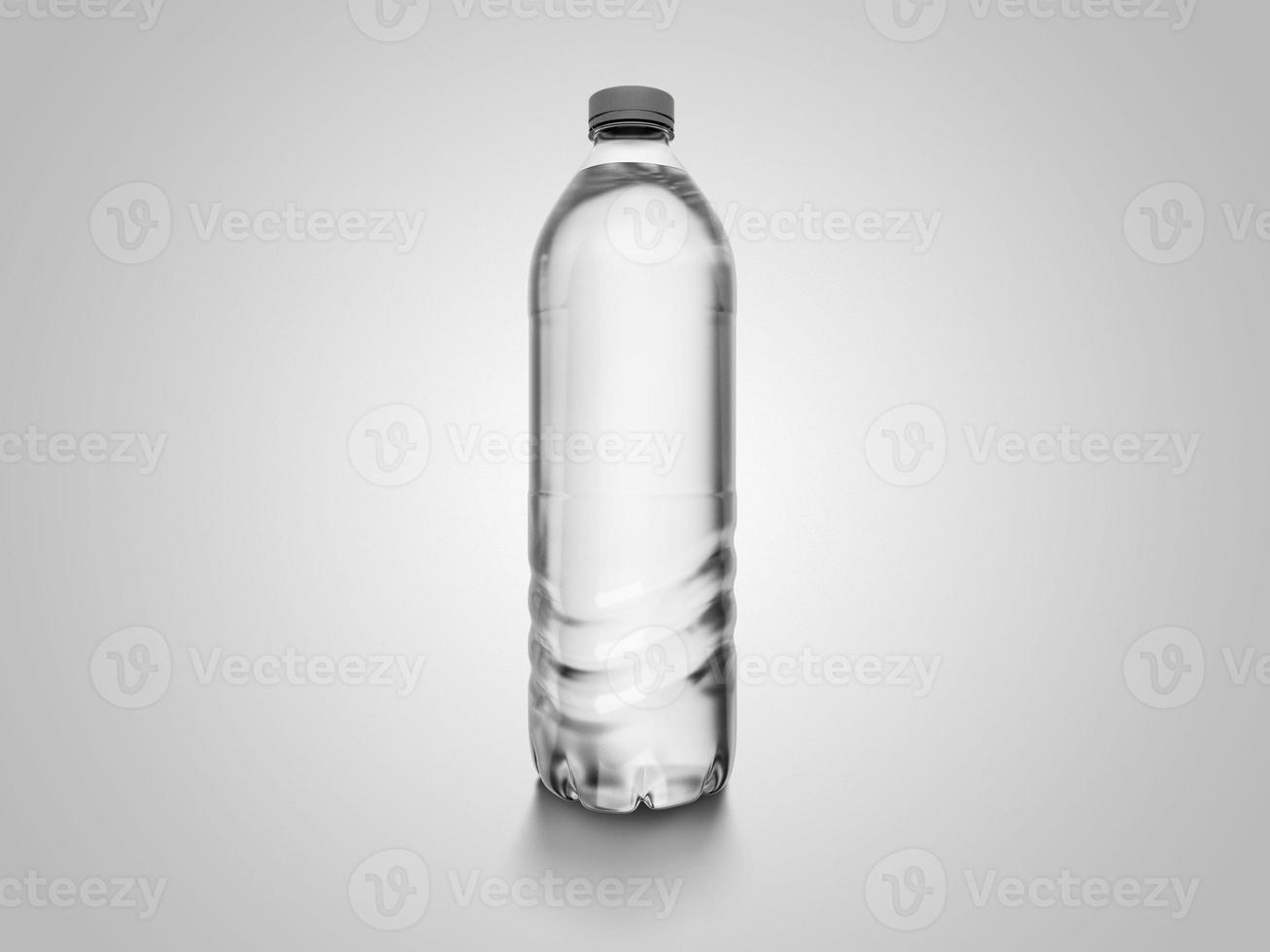maquette de bouteille d'eau conception de rendu 3d photo