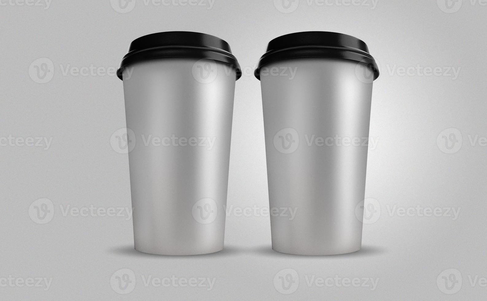 conception de rendu de maquette de tasse à café photo