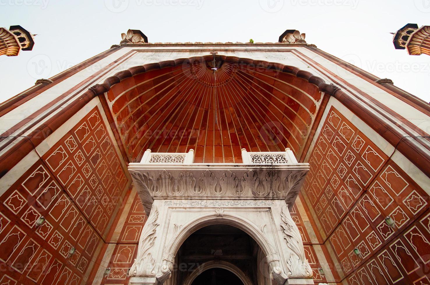 Mosquée Jama Masjid, Old Delhi, Inde photo