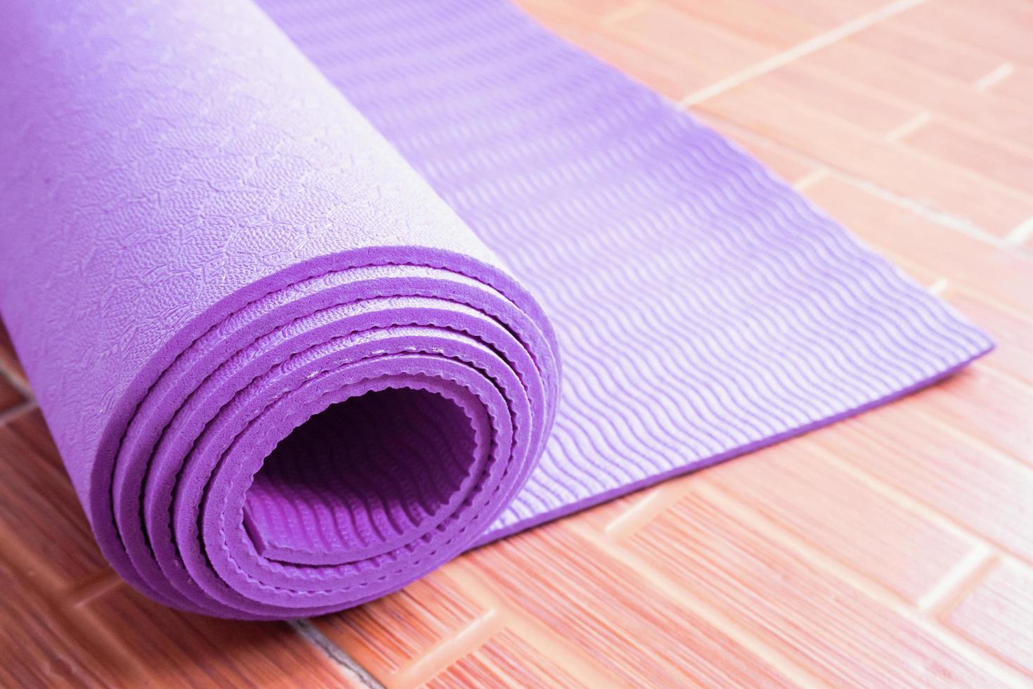 tapis de yoga gros plan photo