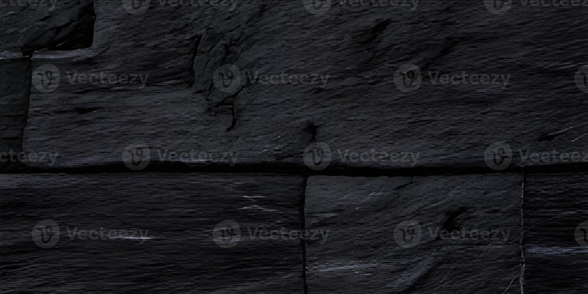 gris foncé, gris anthracite noir rayé ardoise endommagée, bannière d'arrière-plan de texture de béton de pierre naturelle de schiste. photo