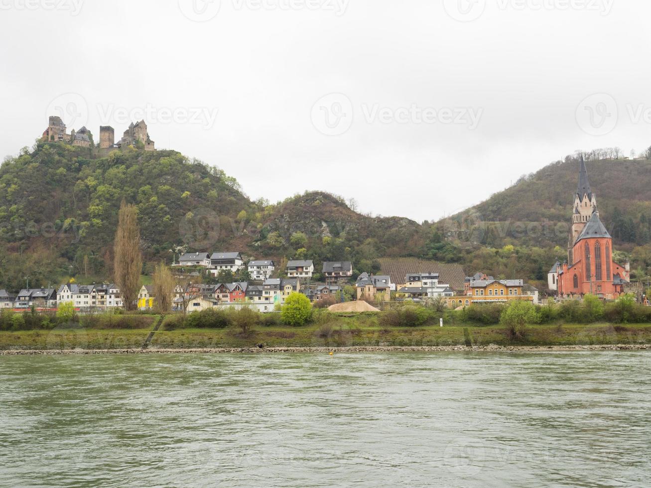 croisière fluviale sur le rhin en allemagne photo