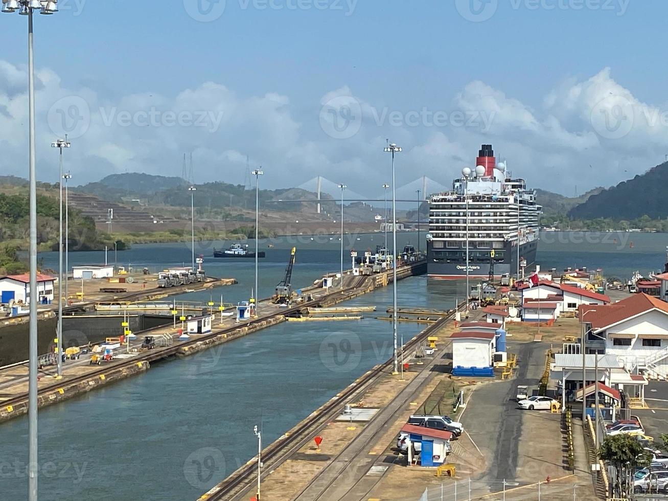 la ville de Panama et le canal de Panama photo