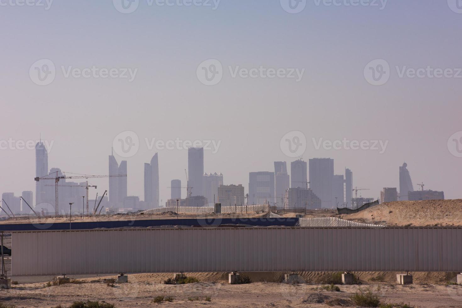 panorama de la ville de dubaï photo