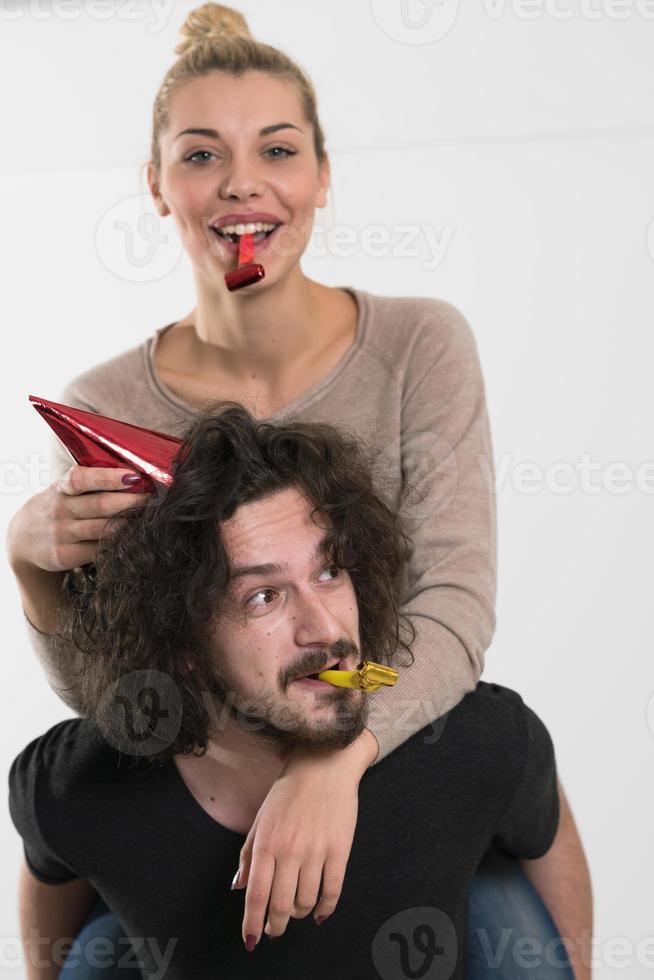 couple romantique en fête photo