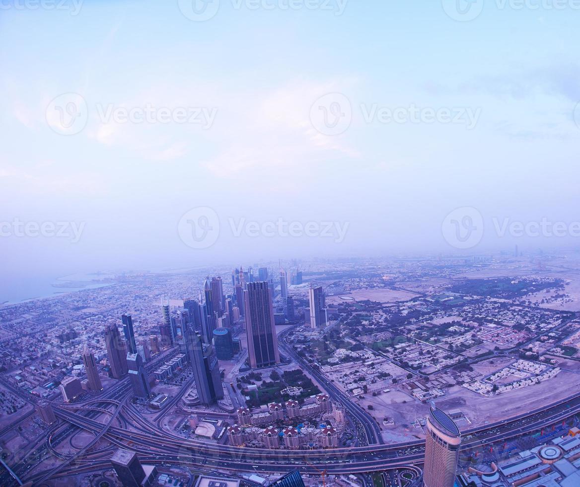 horizon de nuit de dubaï photo