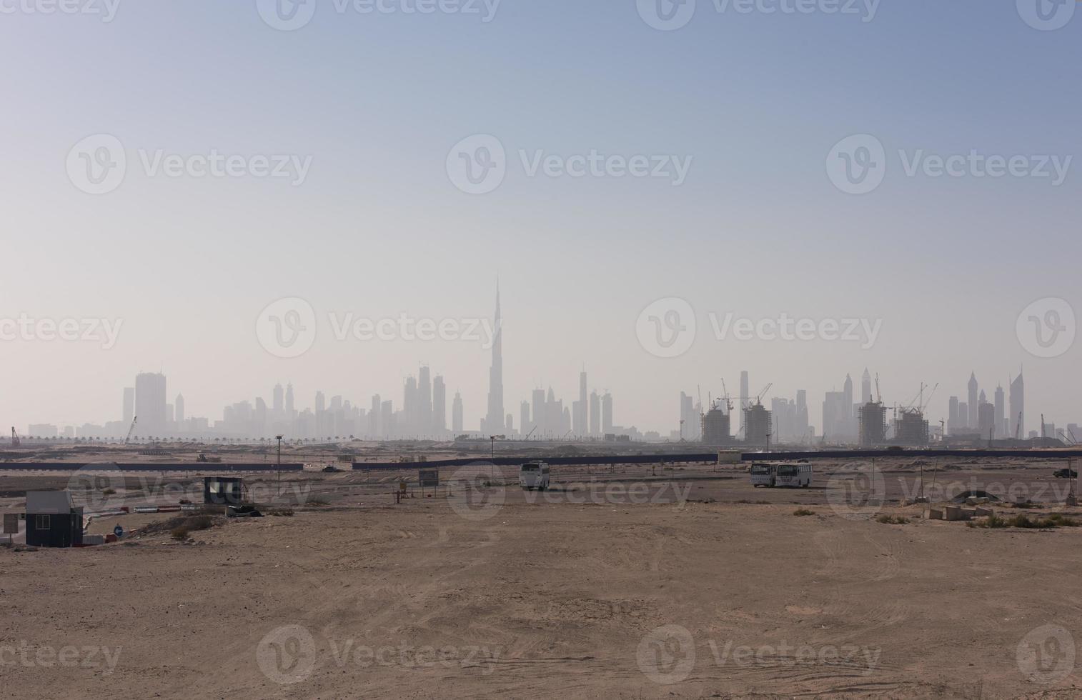 panorama de la ville de dubaï photo