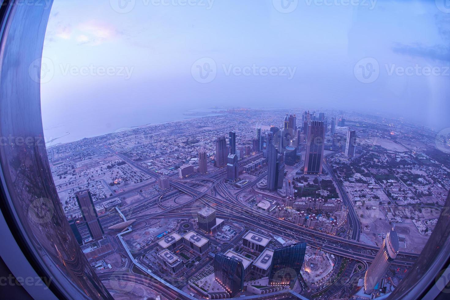 horizon de nuit de dubaï photo