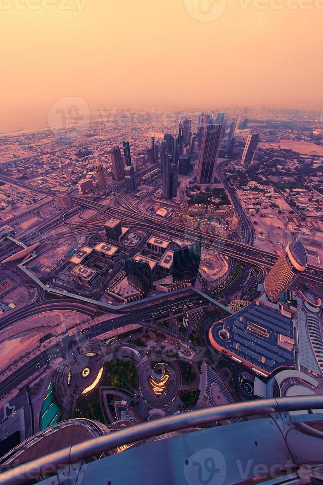 vue sur le centre-ville de dubaï photo