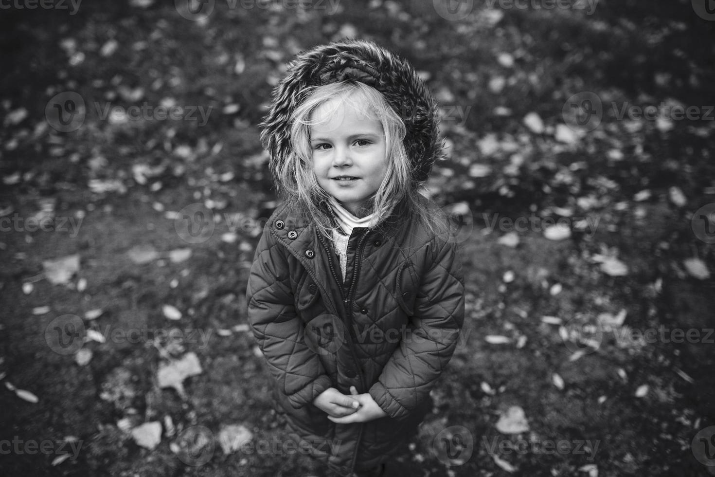 mère fille, dans, automne, parc photo