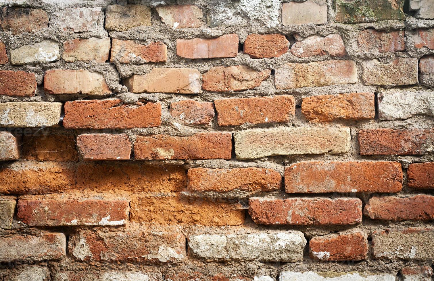 vieux mur de briques photo