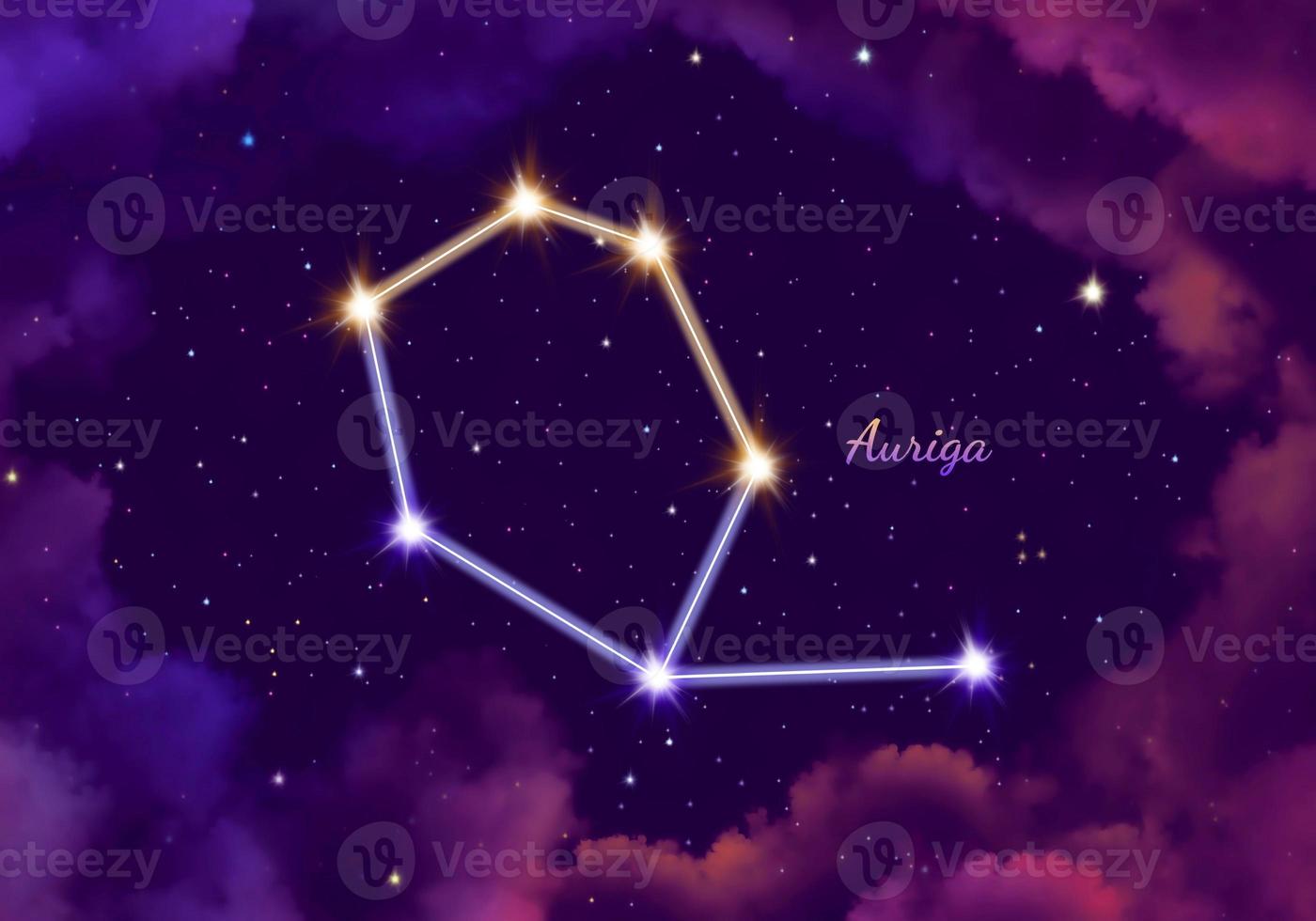 image d'illustration de la constellation de l'aurige photo