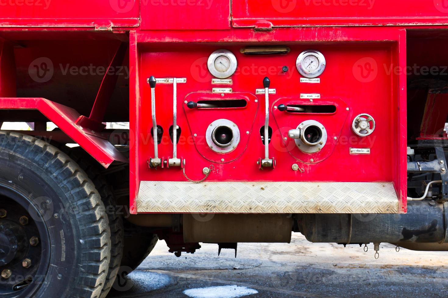 camion de pompier rouge photo