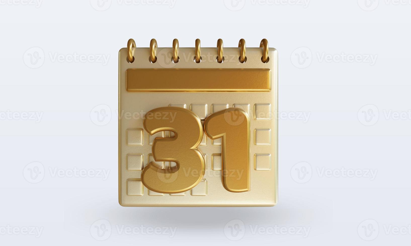 calendrier 3d trente et un photo