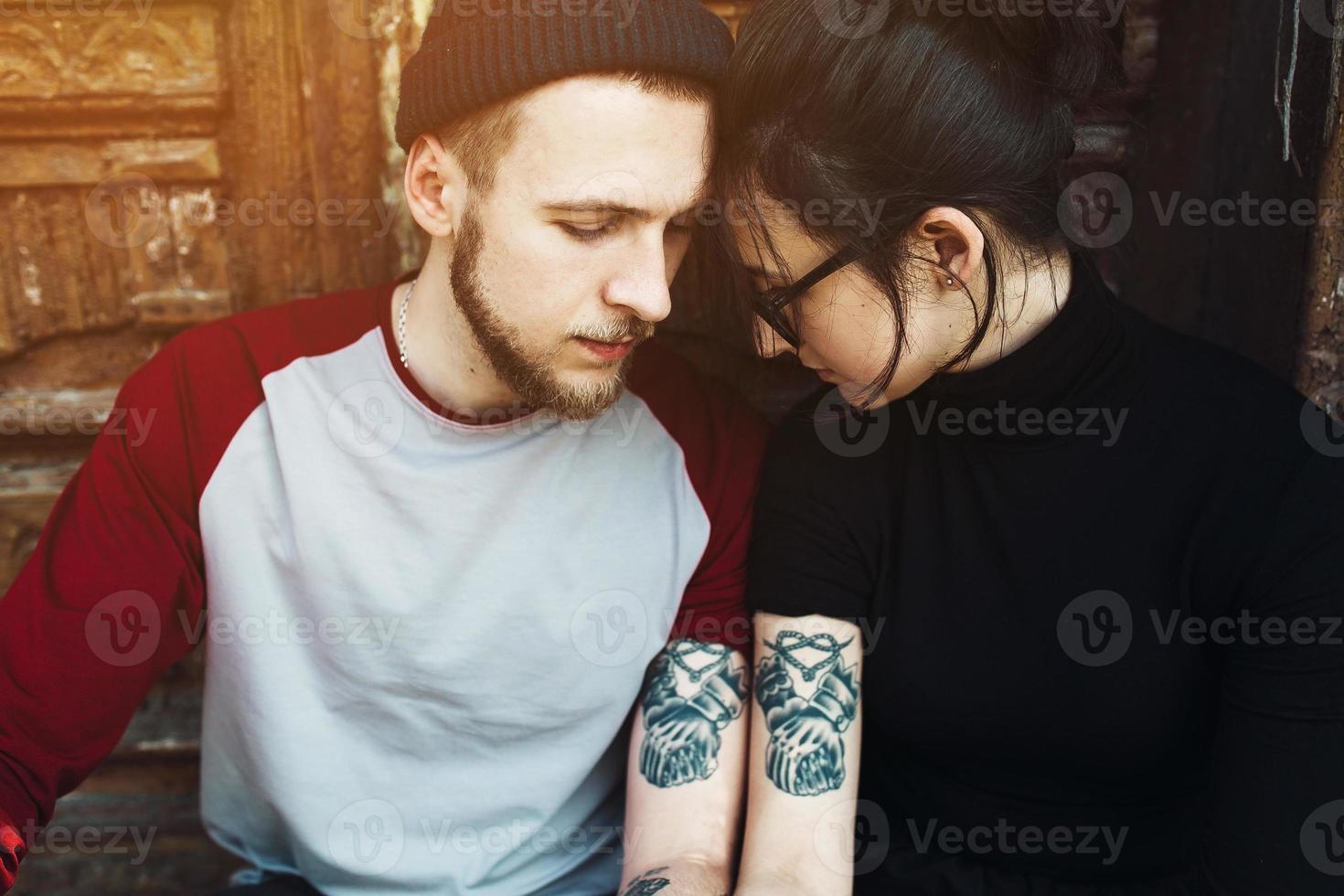 jeune beau couple photo