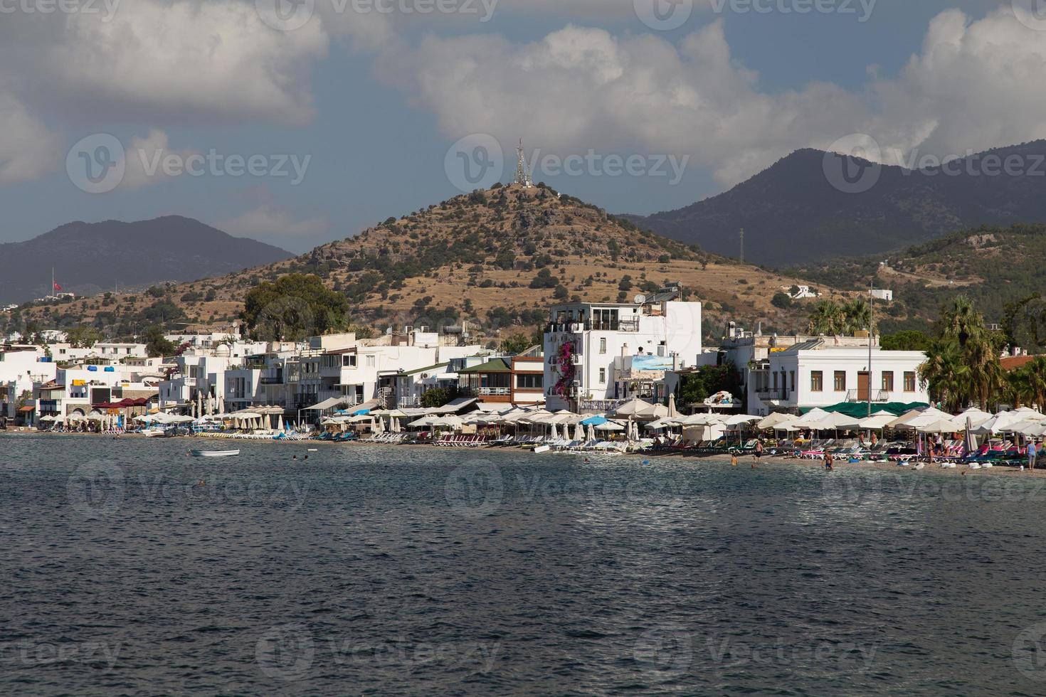 ville de bodrum en turkiye photo