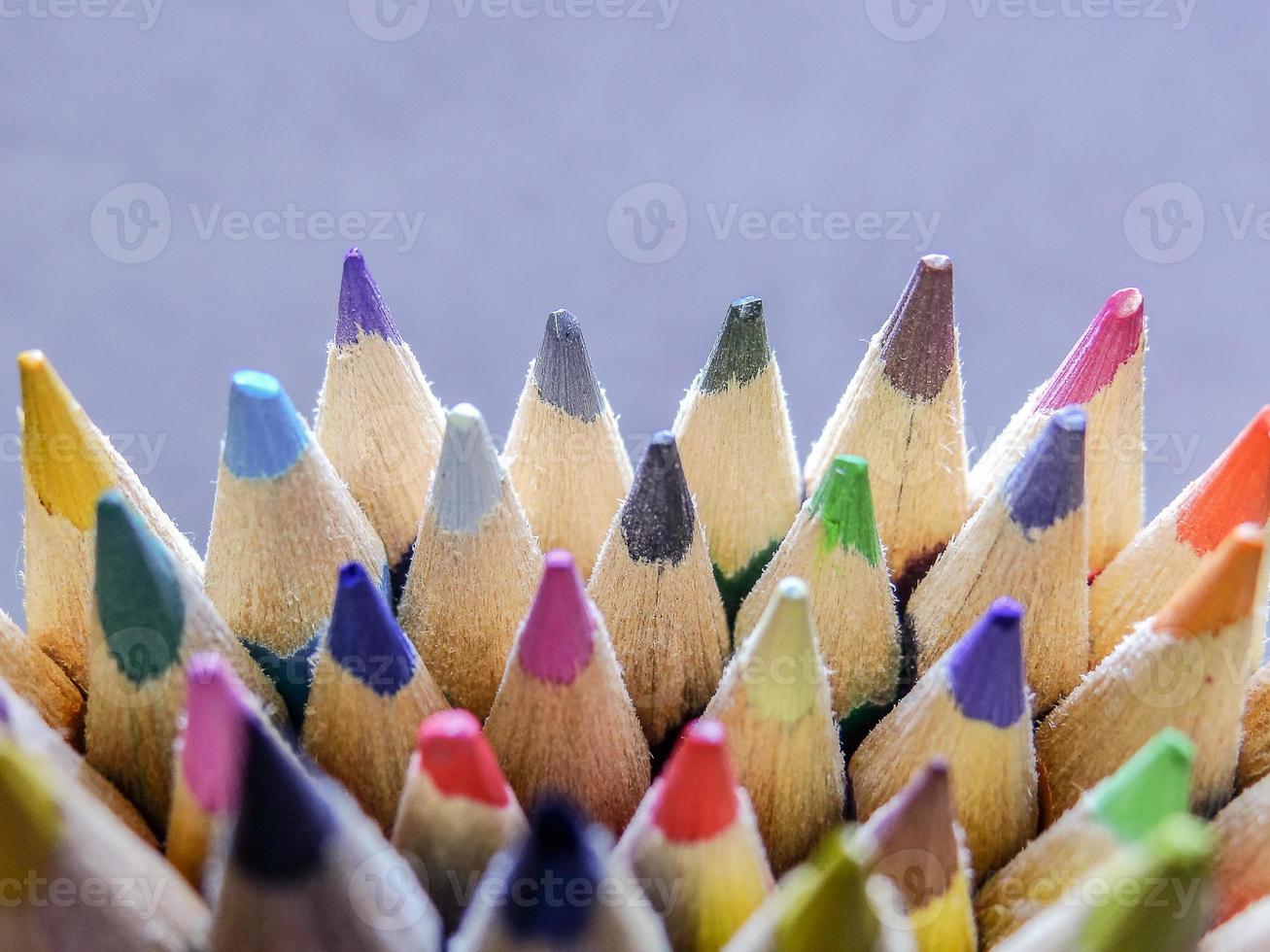 groupe de crayons de couleur photo