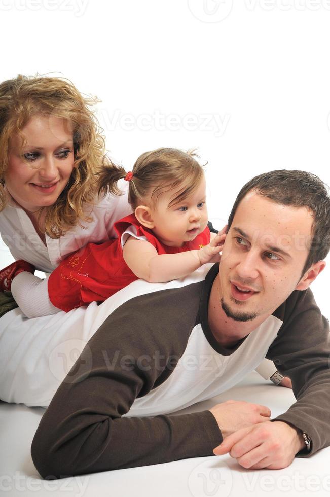 jeune famille heureuse photo