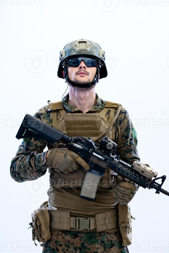 portrait de soldat militaire photo