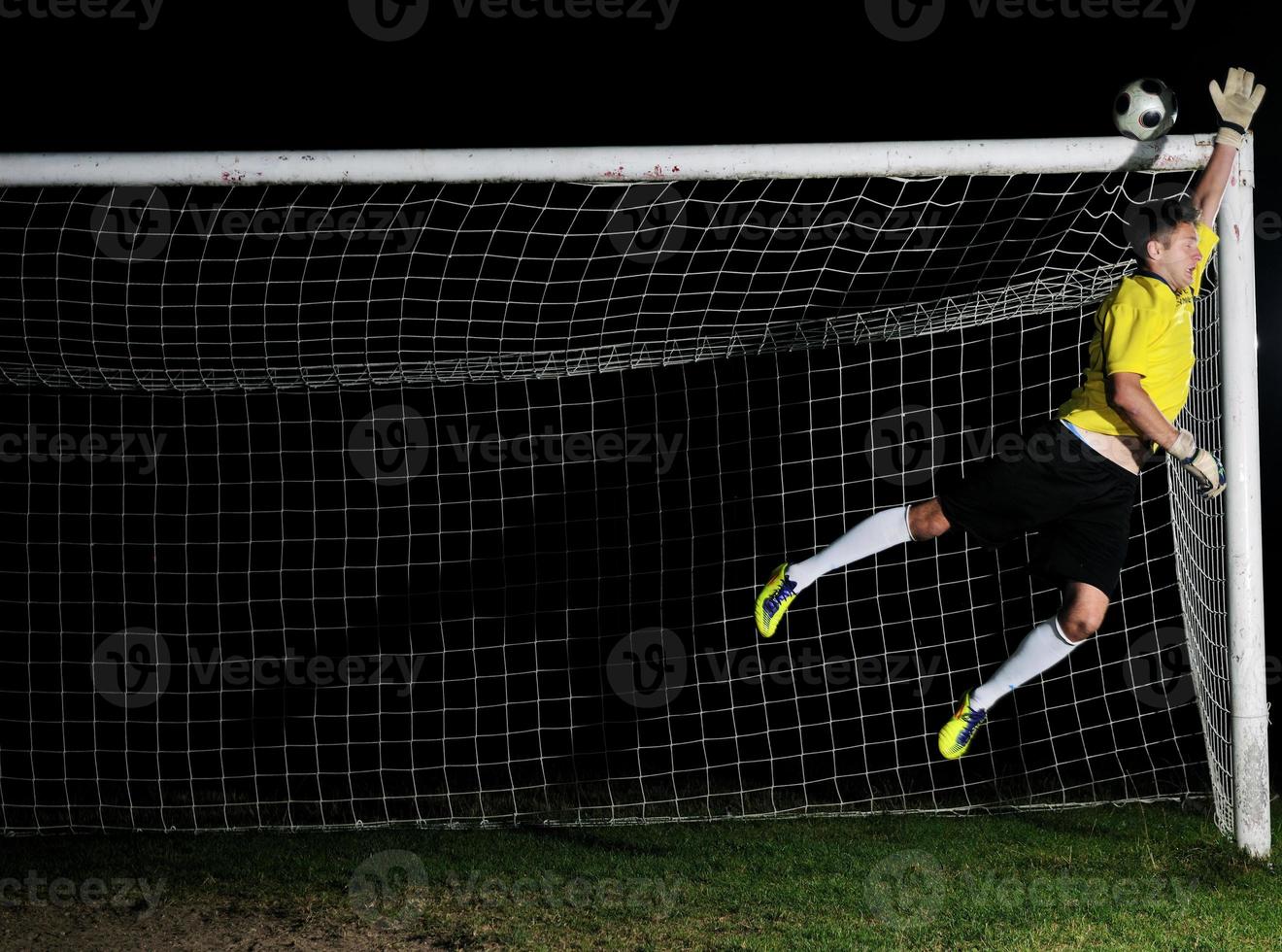 vue de joueur de football photo