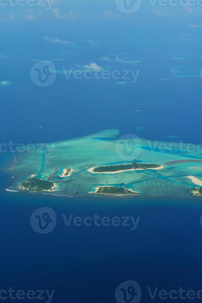 vue sur la plage tropicale photo