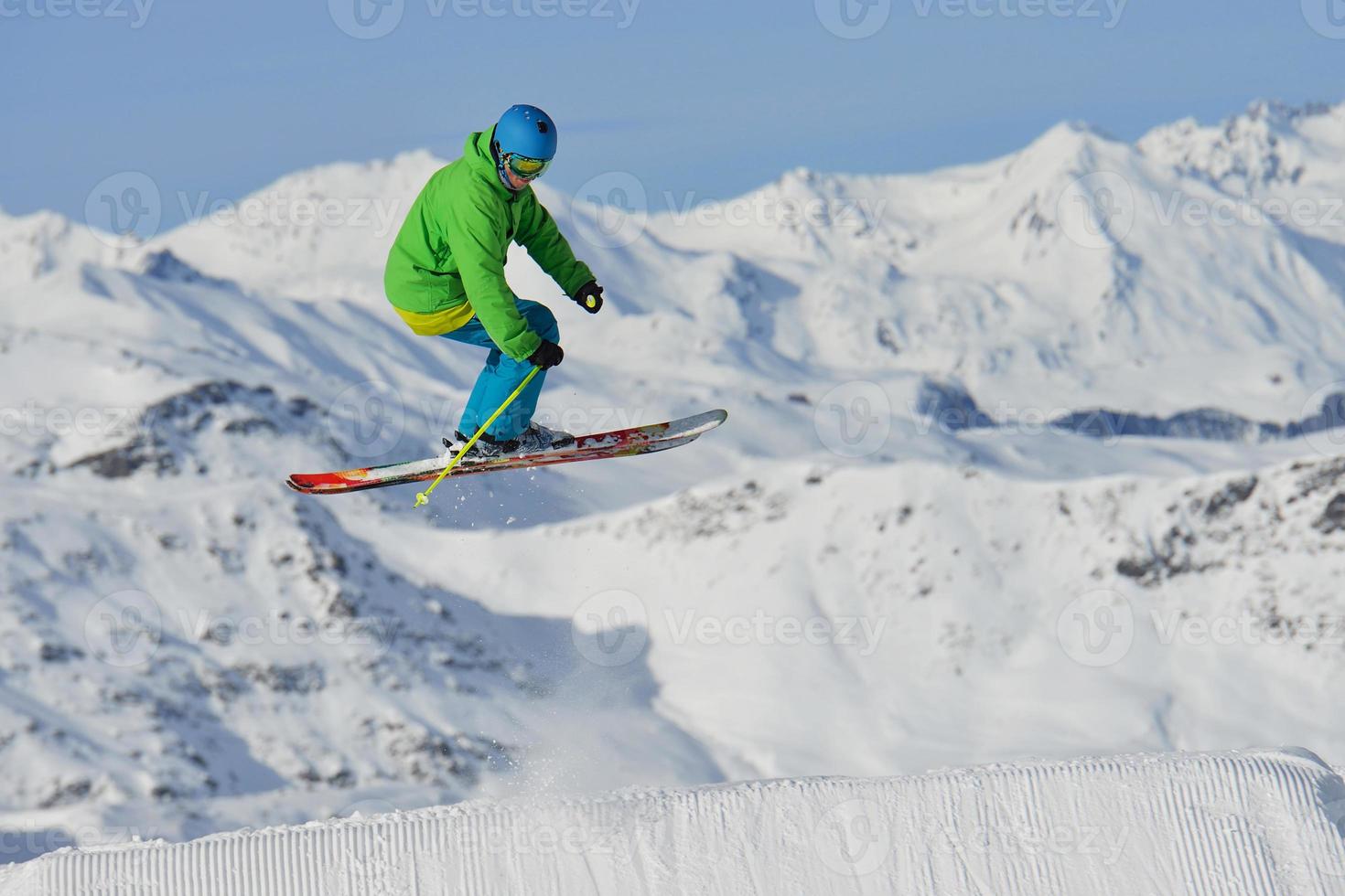 vue sur le saut à ski photo