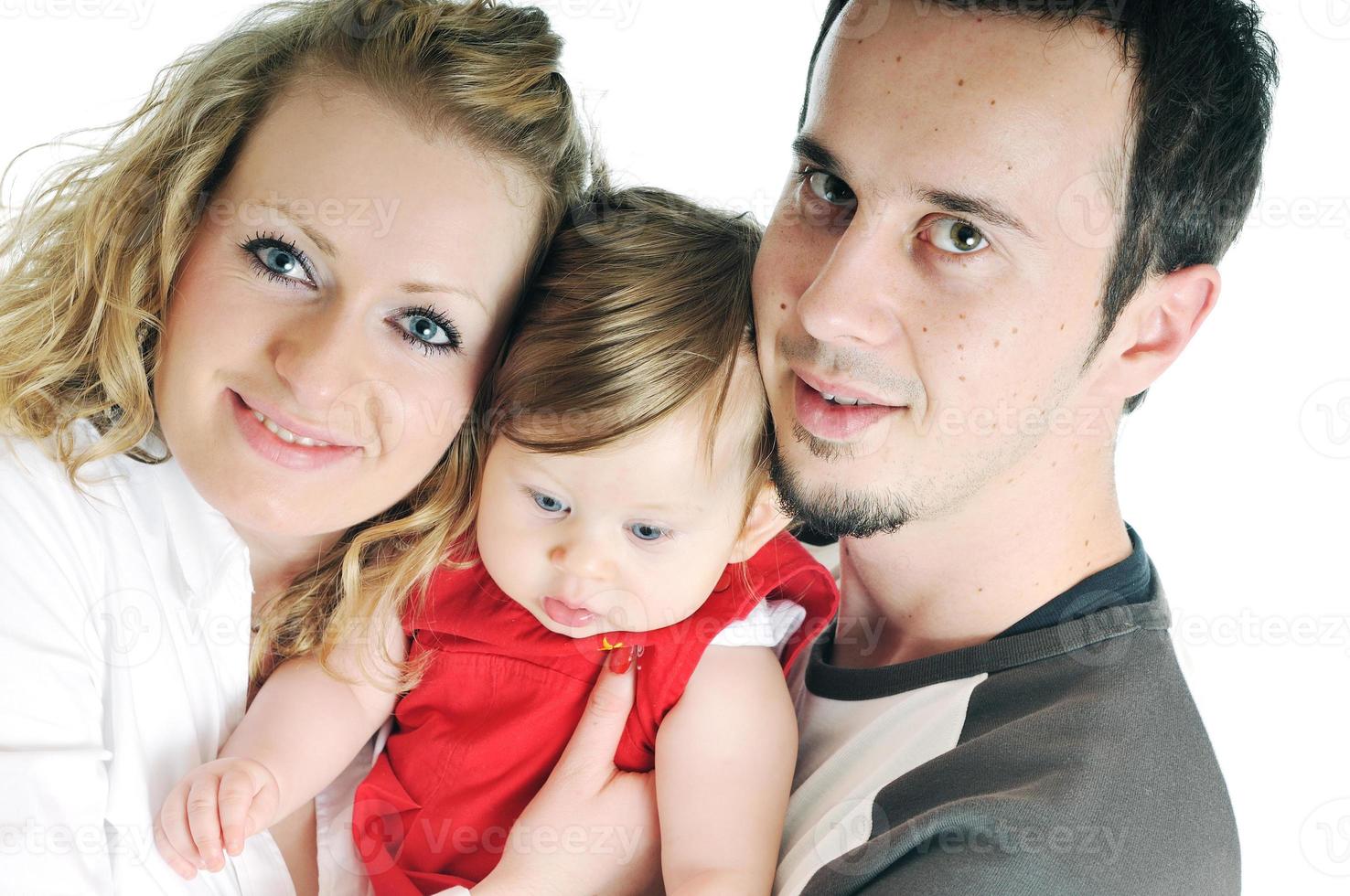 jeune famille heureuse photo