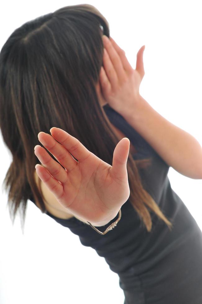 concept de violence féminine photo