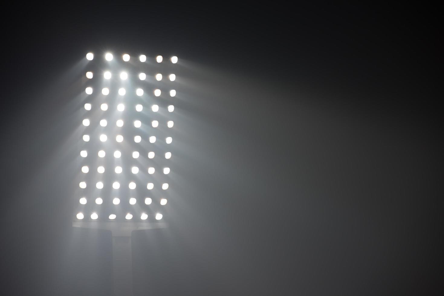 vue sur les lumières du stade photo