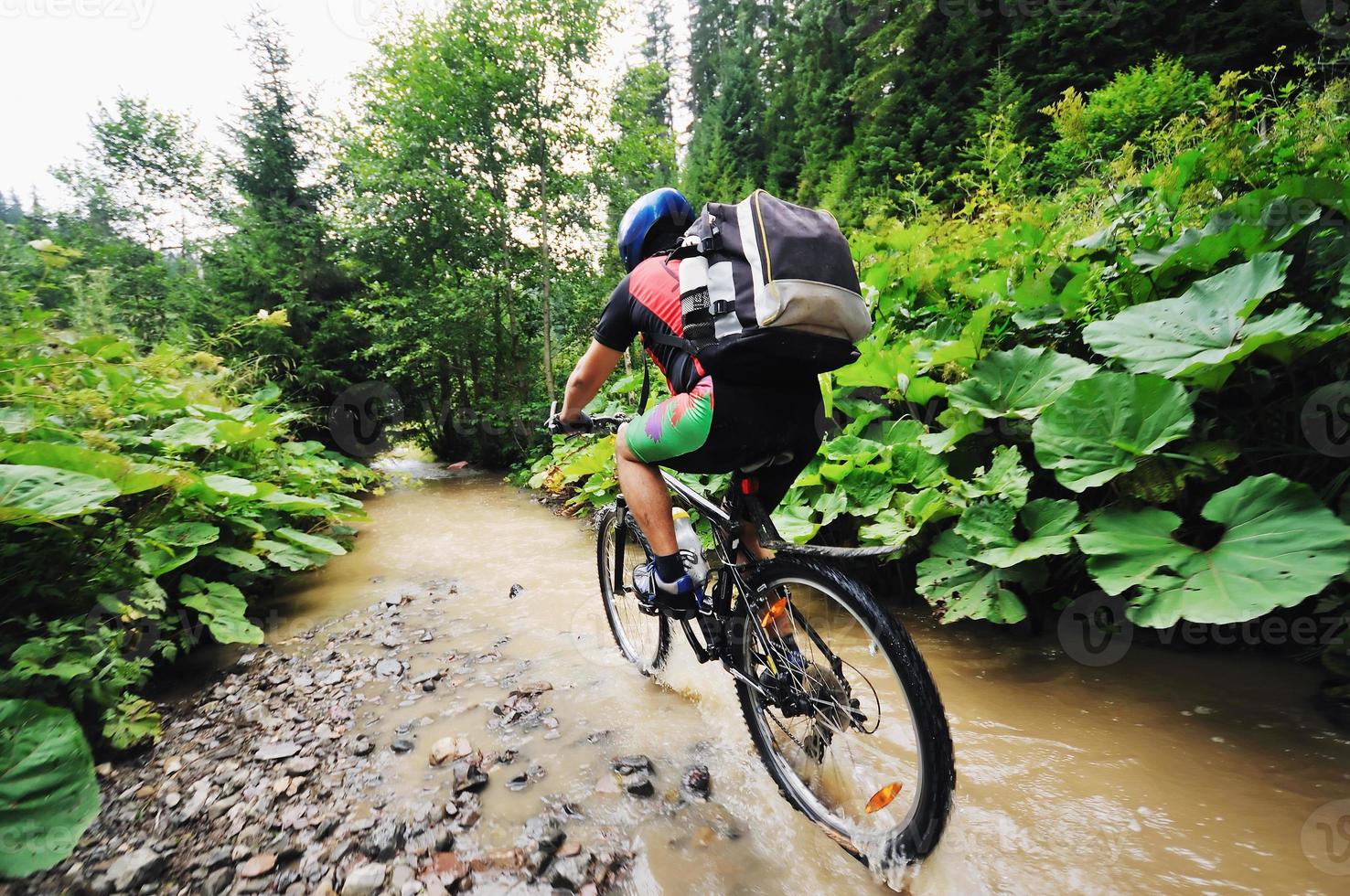 homme à vélo photo