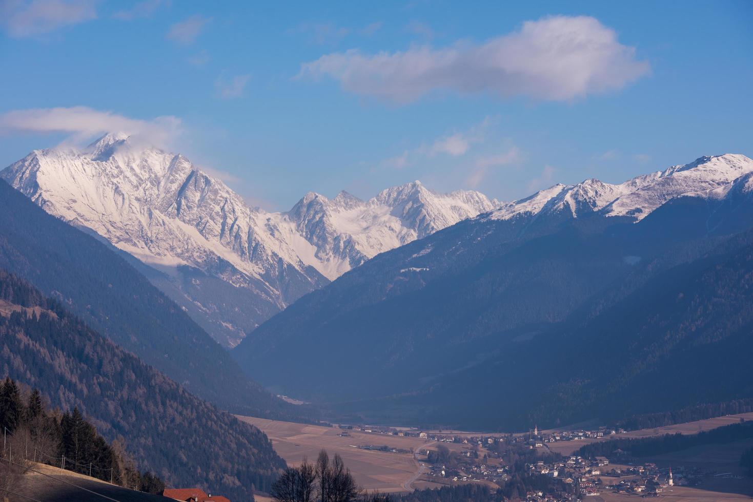 paysage d'hiver photo