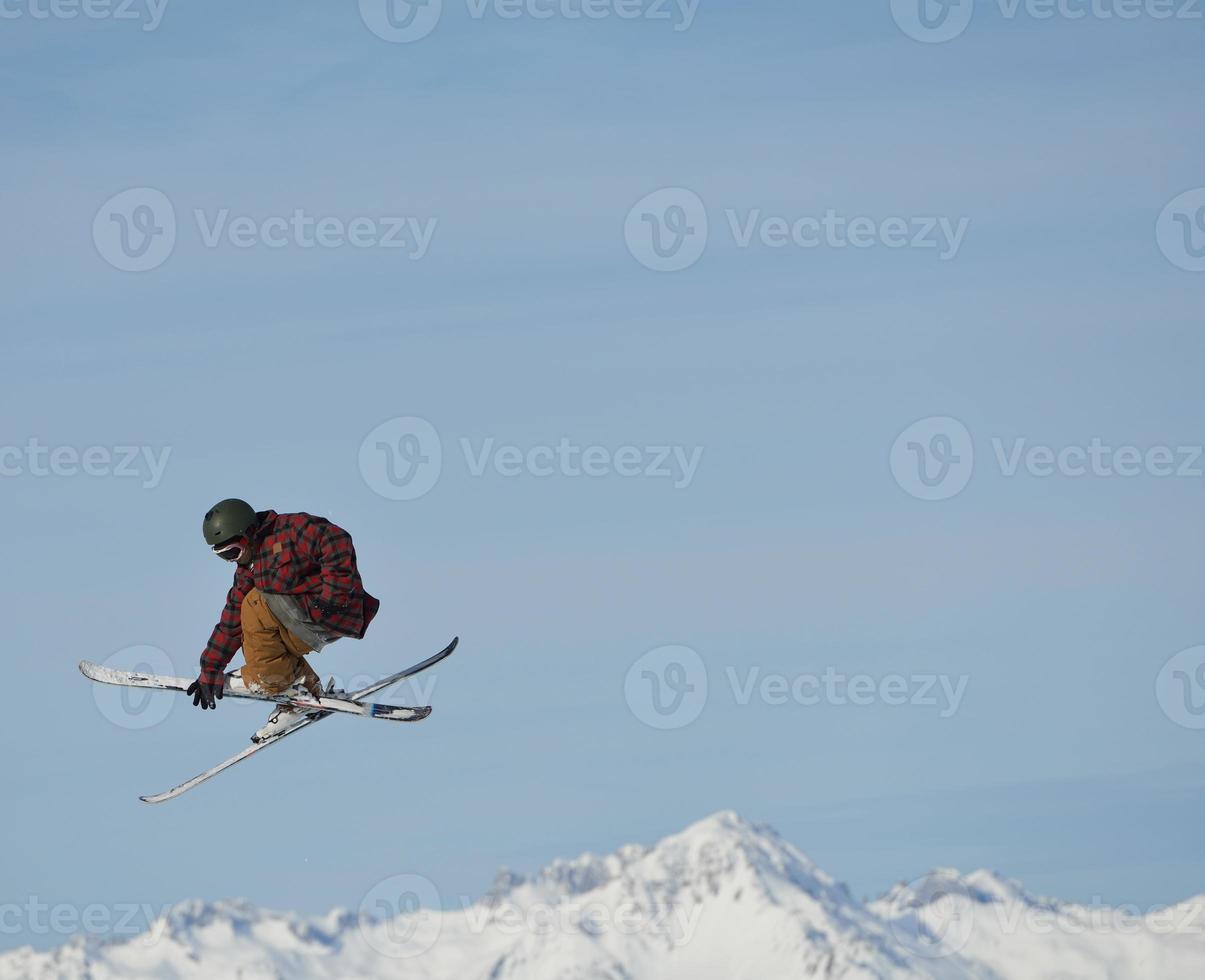 vue sur le paysage de montagne photo