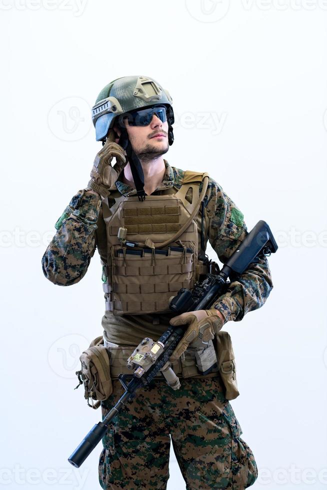 portrait de soldat militaire photo