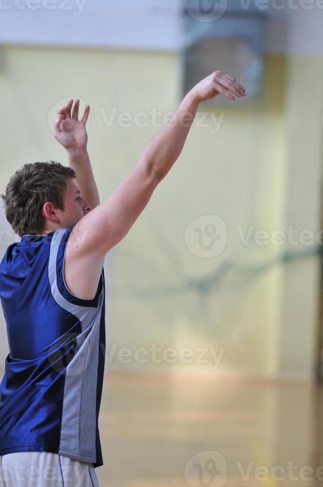 vue de joueur de basket-ball photo