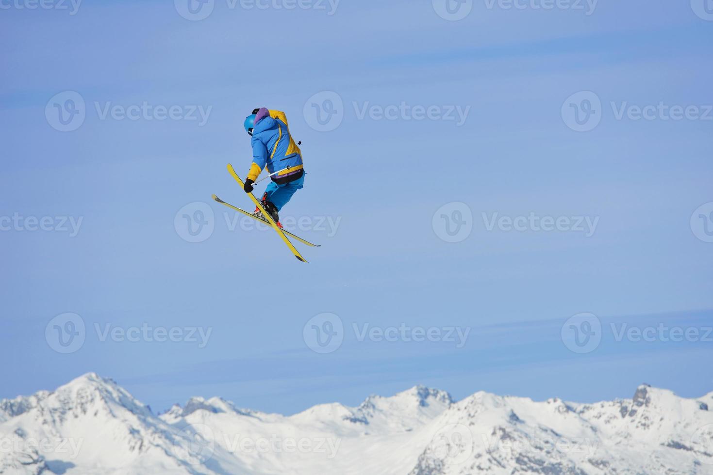 vue sur le saut à ski photo