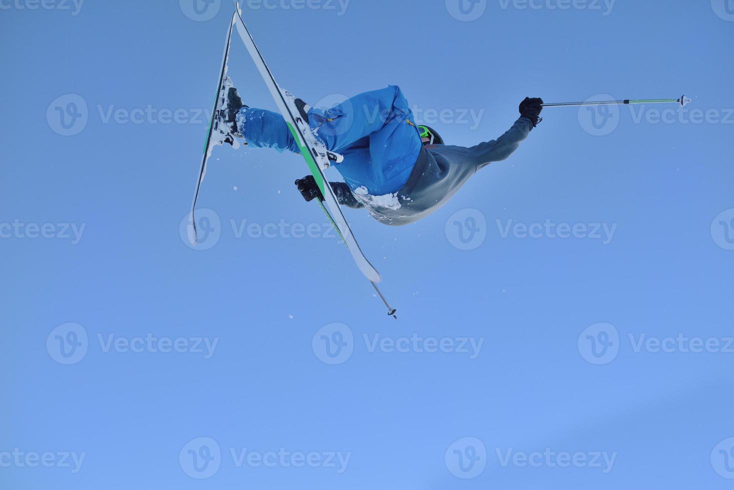 vue sur le saut à ski photo