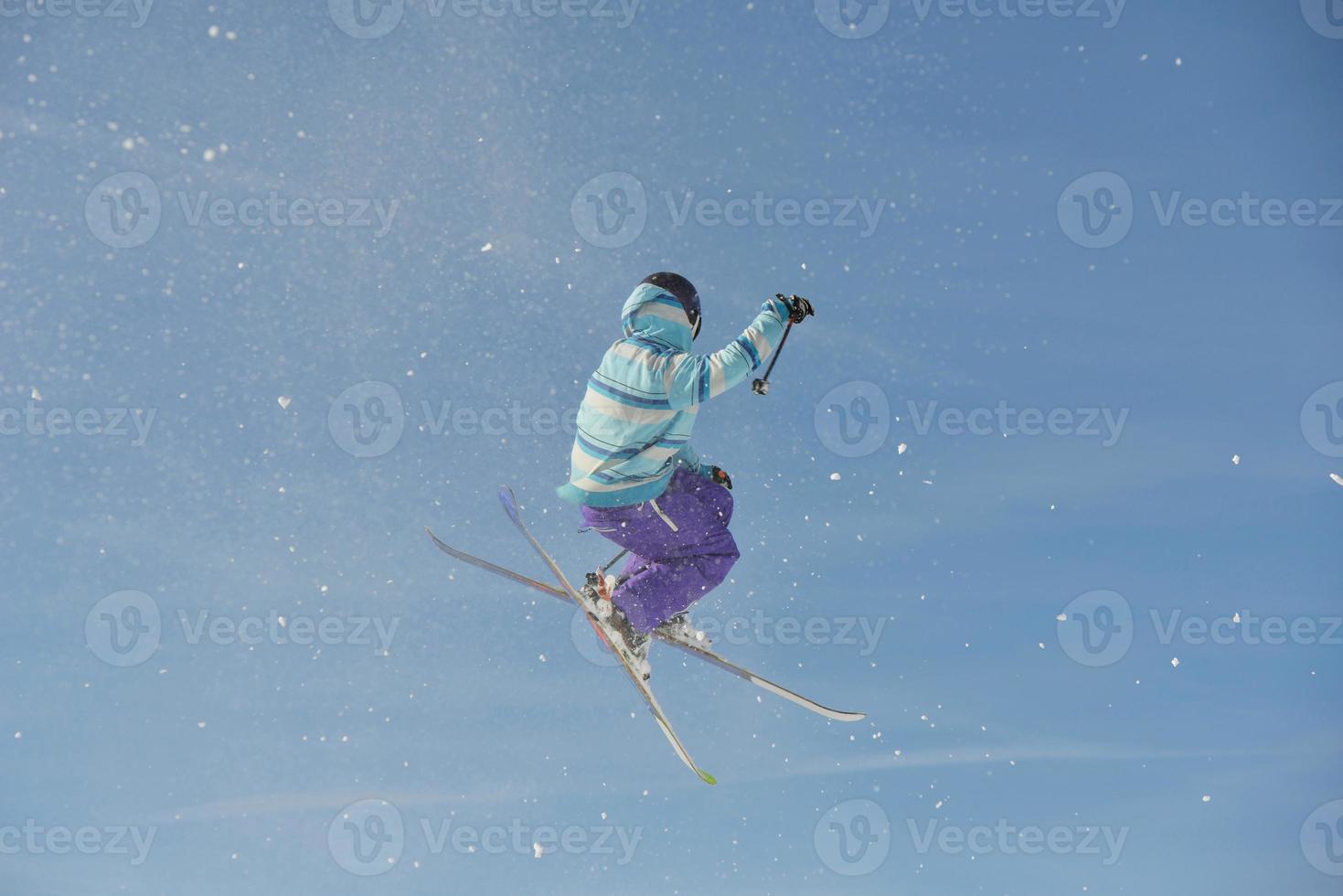 vue sur le saut à ski photo