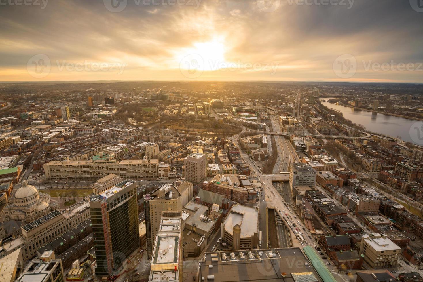 centre-ville de boston massachusetts photo